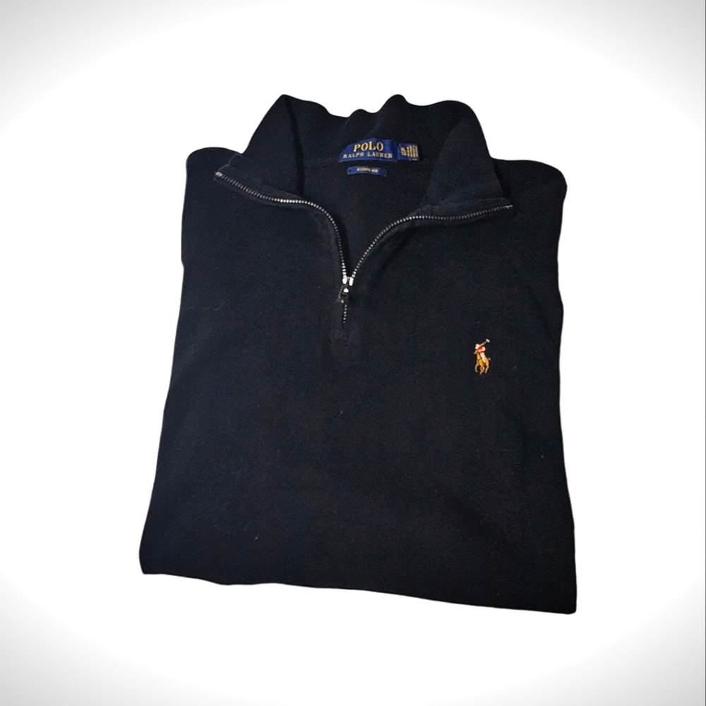 Vintage Polo Ralph Lauren Estate Rib Quarter-Zip Pullover